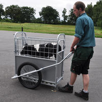 Trolley for calf locking and transporting CalfBuggy